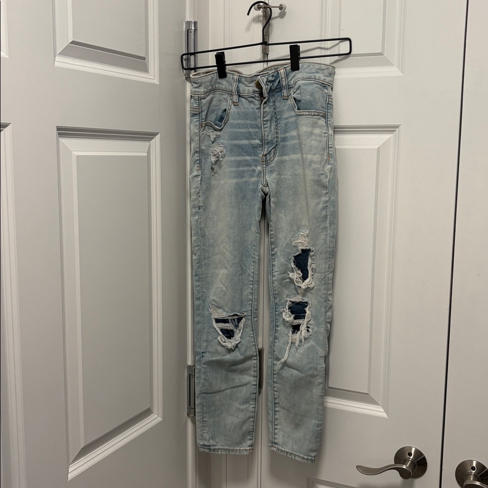 American Eagle Hi-rise jegging crop